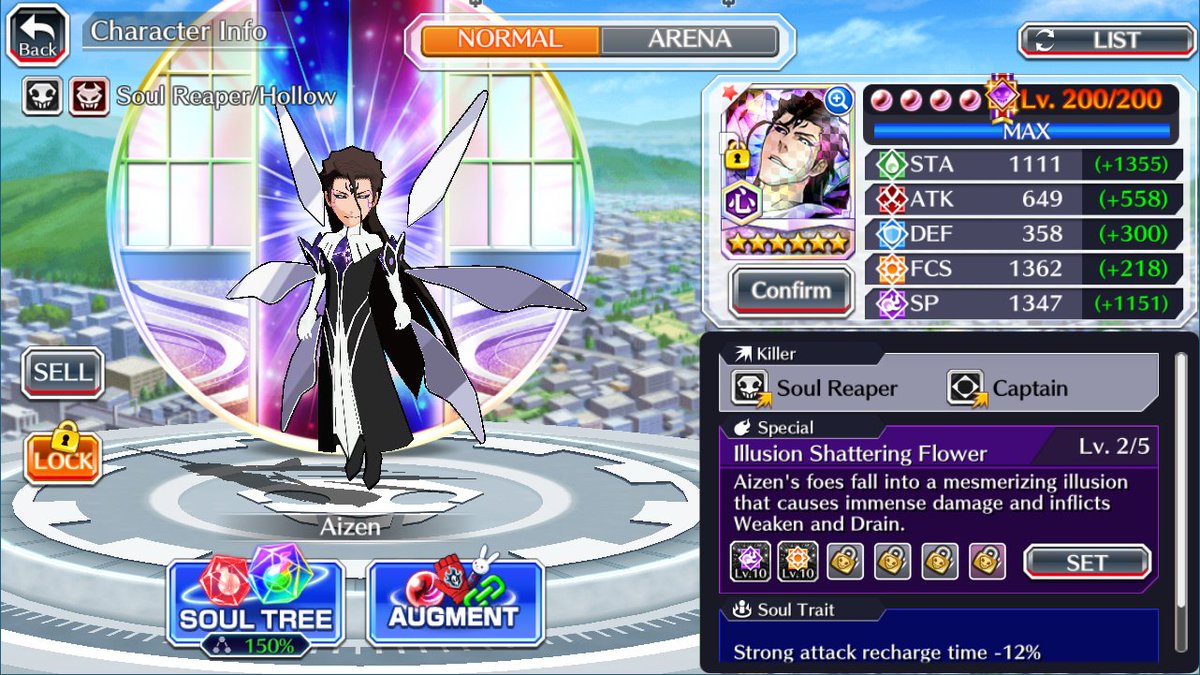 vanfsn's tweet photo. Aizen is my favorite Heart character in Bleach: Brave Souls game I'm playing.
#ConnectwithBraveSouls 
#connectwithbravesouls https://t.co/PUHsk11sEF