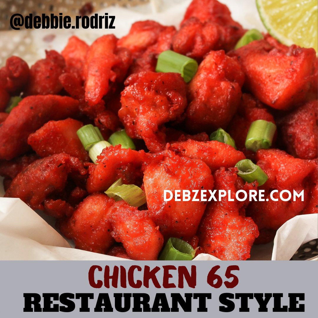 debbie_rodriz's tweet photo. Delicious Chicken 65 Restaurant Style Recipe #chicken #chicken65 #restaurant #restaurantstyle  #Wednesdayvibe #wednesday  #recipe #recipes #recipeofTheDay #foodblogger #cooking #Food  #tasty #Foodie #hyderabadi
@debbie_rodriz

 check recipe => https://t.co/9snBT0QAjJ👈 https://t.co/FZ2rTduIns