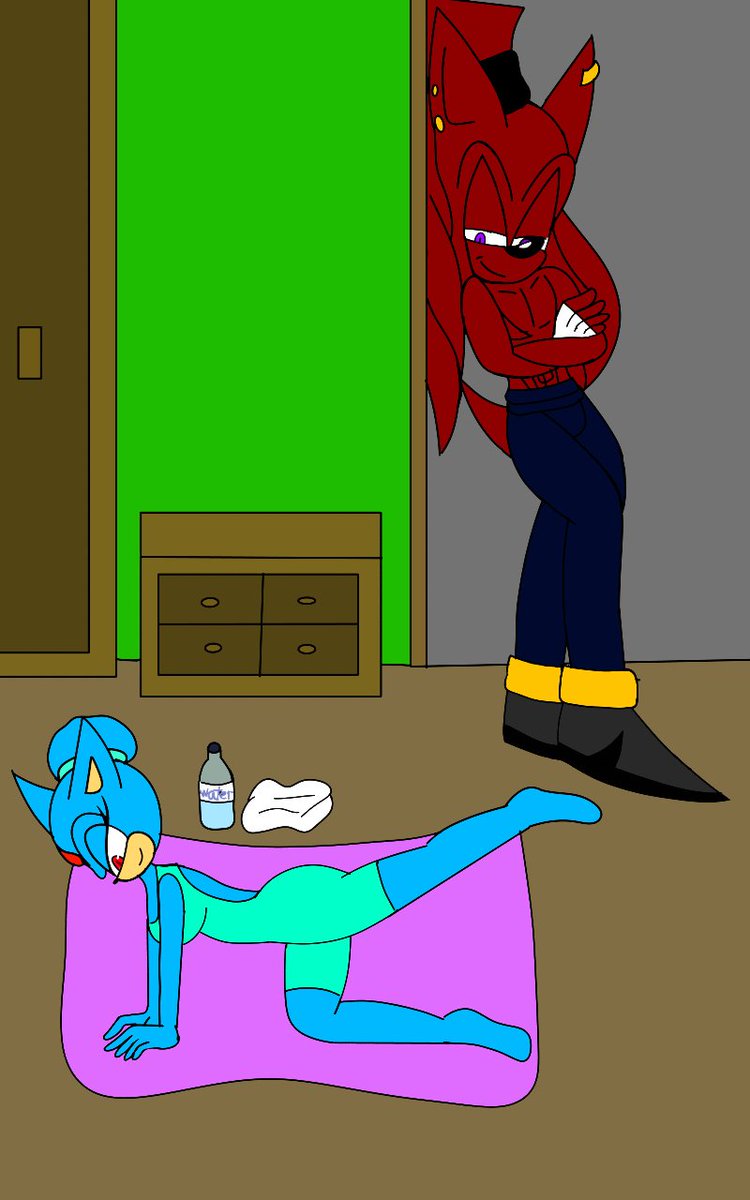 2005_lights's tweet photo. Old drawing suggestion by @NutNBreaddo
Glacius make some body exercises and to see Greyculo s reaction >:>
#sonicart #fanart #digitalart #sonicau #greycius #Glacius #Greyculo #bodyexercises https://t.co/S3Z7Ut6fNP