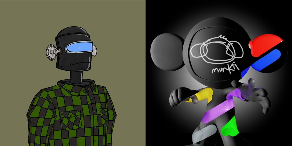 <a href="/munkiilab/">Munkii Lab || The home of the #Munkii NFT</a> loves collaborations, that's why teaming up with <a href="/RustyRobotCC/">Rusty Robot Country Club 🤖</a> is so awesome.

To celebrate we've been given 'Rusty Robot #01013' to giveaway to a <a href="/munkiilab/">Munkii Lab || The home of the #Munkii NFT</a> gang member.

Follow <a href="/munkiilab/">Munkii Lab || The home of the #Munkii NFT</a> &amp; <a href="/RustyRobotCC/">Rusty Robot Country Club 🤖</a>
Retweet
Like

Winner drawn the day after Munkii 3D launch ;)