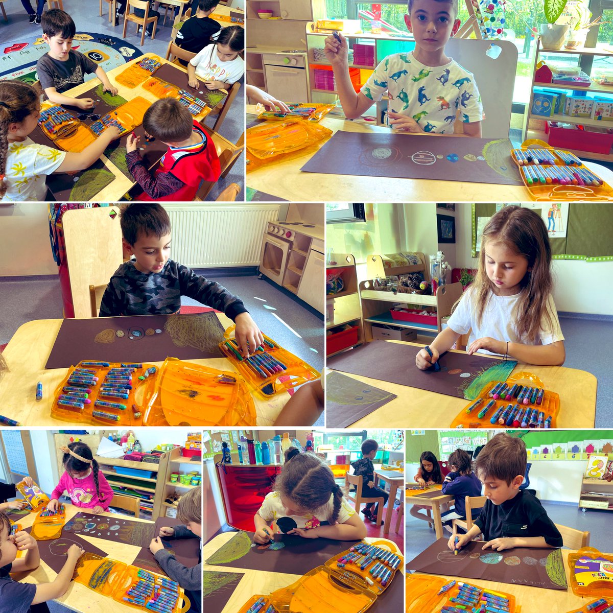 Victori40350105's tweet photo. Solar system: We learnt about the solar system & planets.we talked about the characteristics of each planet, what’s the closest planet to the sun? #interestingtopic #crafts😍 @mduranoznacar @svmbyrktr @aysebilgin37 @BkOmerli https://t.co/24nMVlEjc2