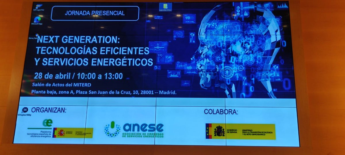 Today we will present <a href="/eXiT_UdG/">eXiT Research Group - UdG</a>  outcomes from <a href="/RESOLVD_EU/">RESOLVD H2020 🇪🇺</a>, <a href="/elandh2020/">ELANDH2020</a> and #FEVER projects in the "Next Generation: Tecnologías eficientes y servicios energéticos" event. It's organised by <a href="/PTE_ee/">PTE-ee</a> and <a href="/ANESEASOCIACION/">ANESE</a>.  

<a href="/cinea_eu/">CINEA 🇪🇺</a> @Xre4S <a href="/mitecogob/">Transición Ecológica y Reto Demográfico</a>