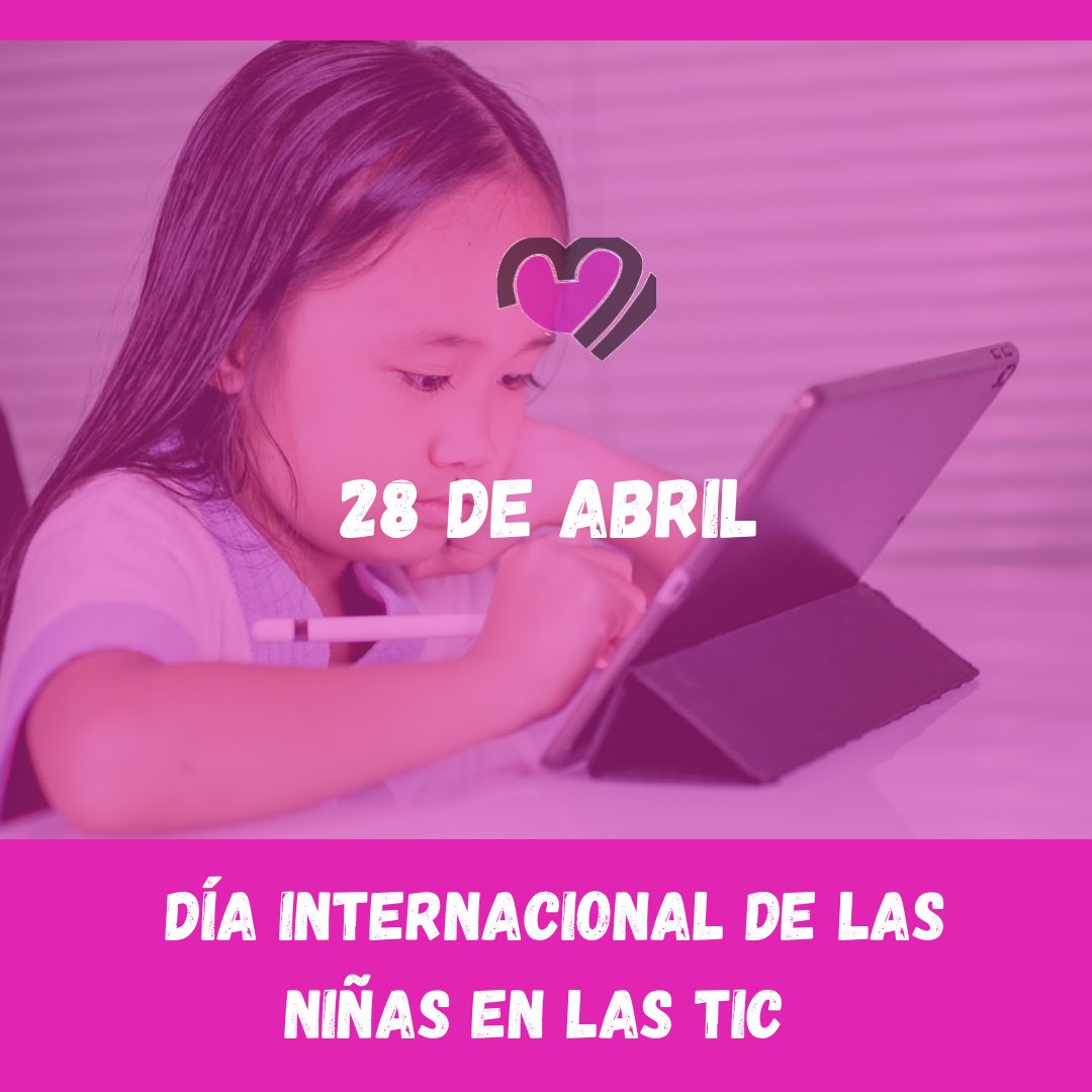 MujeresIgualdad's tweet photo. El Día Internacional de las Niñas en las TIC se celebra desde el año 2011 y tiene como objetivo alentar las vocaciones tecnológicas en las niñas y jóvenes, así como rebajar la brecha digital de g��nero. https://t.co/GGhOpA04jw