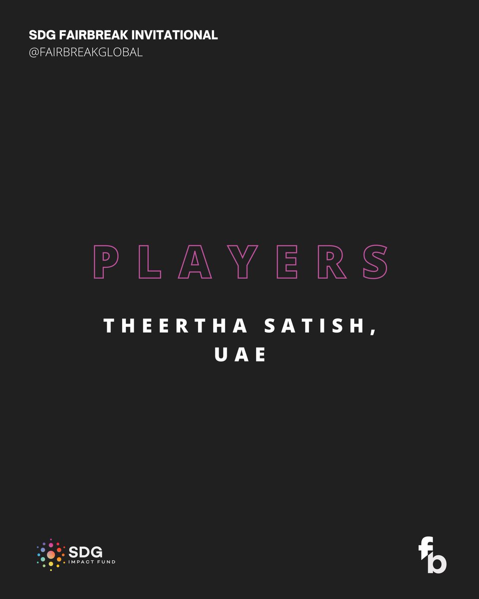 fairbreakglobal's tweet photo. Theertha Satish is an Emirati schoolgirl who only took up cricket two years ago after watching Kanaa, a film about a girl who dreams of playing in a #WCWC. An avid supporter of @ChennaiIPL, she's now a wicketkeeper on the @EmiratesCricket team. Always follow your dreams, @TS1604! https://t.co/PCU1POmKB9