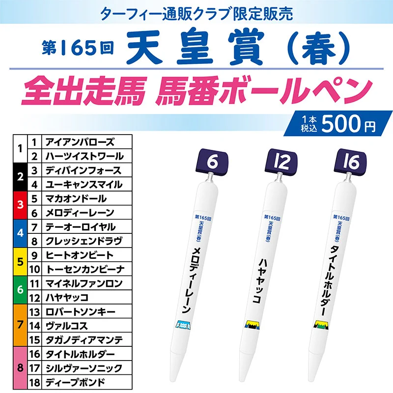未開封⬜︎競馬グッズ①⬜︎勝負服ストラップ⬜︎想い出馬券ホルダー⬜︎馬番ボールペン ターフィーショップ_JRA競馬グッズ on X: 