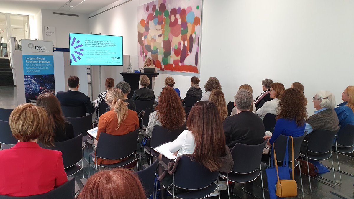 JPNDeurope's tweet photo. 30 JPND-supported projects will be presented today @JPNDeurope 's symposium in beautiful Brussels. Principal investigator @IngelinTestad is currently sharing about the achievements of project SHAPE. #jpnd #jpndsymposium2022 #neurodegeneration https://t.co/OC93H54rDg