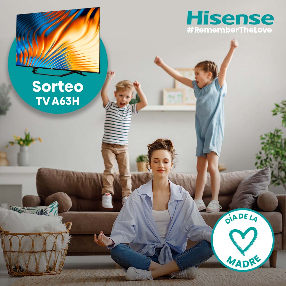 HisenseIberiaES's tweet photo. ¡Sorteo especial #DíadelaMadre! Gana nuestro nuevo televisor A63H de 55” 😍

¿Cómo participar?

👉 Seguir a @HisenseIberiaES 
👉 Responder ¿Cuál es el recuerdo más bonito con tu madre? y mencionar a 2 amigos.

Participa hasta el 4 de mayo 🍀

BBLL ➡️ https://t.co/GK5UrTg8mn https://t.co/8XyfoB9Qyu