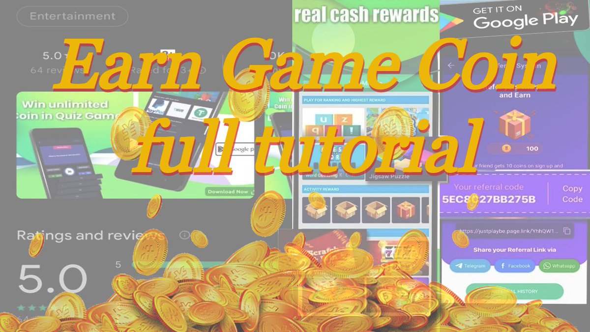 PlaymobileA's tweet photo. Earn Game Coin Playmobile App full tutorial 2022
Watch now on : https://t.co/JyDCr0oL4v

#PlaymobileApp #CashReward #justplay #googleplay #Appgames #playandearn #playtoearn #PlayToEarn 
#FreemoneyApp https://t.co/Ql37P2HVB4
