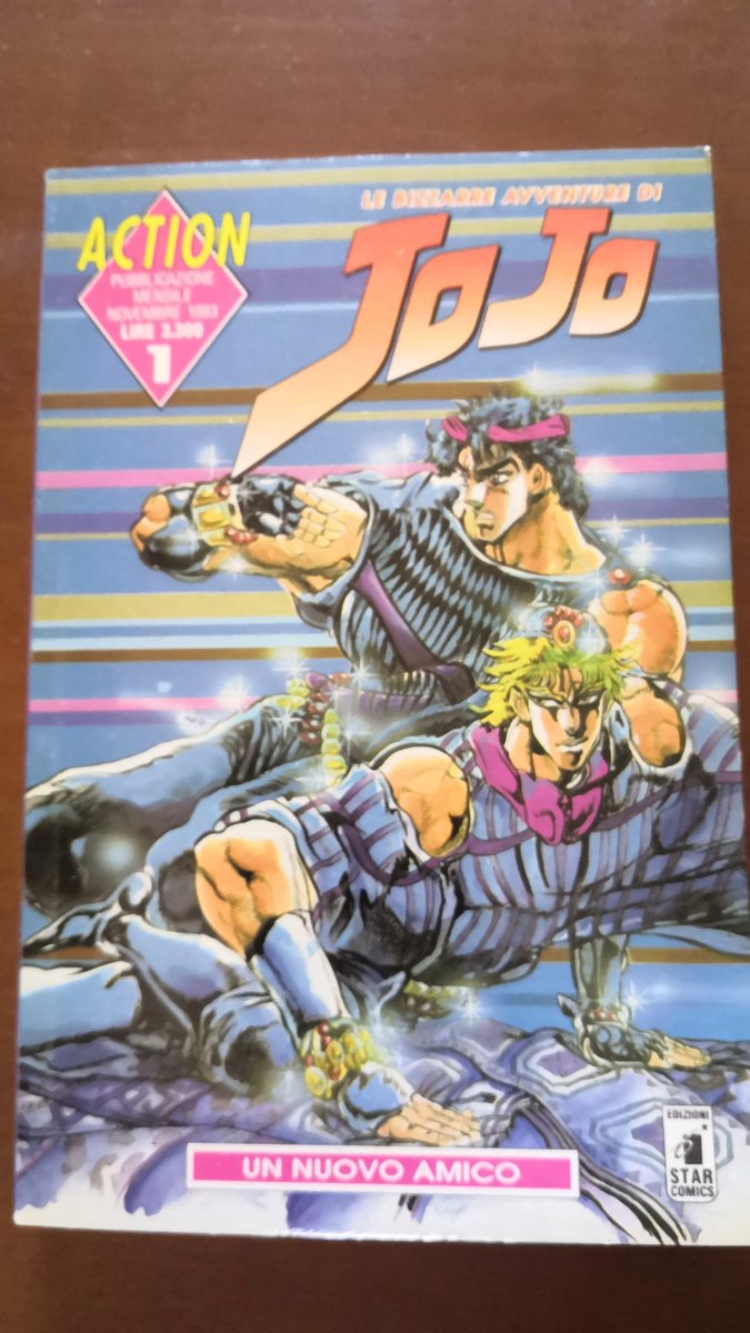 ice73's tweet image. Era il 1993, esce Le bizzarre avventure di JoJo, su Action Star Comics