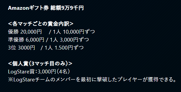 LogStare_info's tweet photo. 【お知らせ】
✅定員:40チーム
✅試合形式
・予選、決勝をなくし合計3マッチを最大40チームで行う
・各マッチごとに勝者を決定
・賞品は各マッチの勝者に贈呈される
🏅賞品は各マッチの勝者に贈呈されます!🏅
詳細はこちら>>> https://t.co/MzuBfGzYaY
#LogStareES
#フォートナイト https://t.co/PPSqlnQbUj
