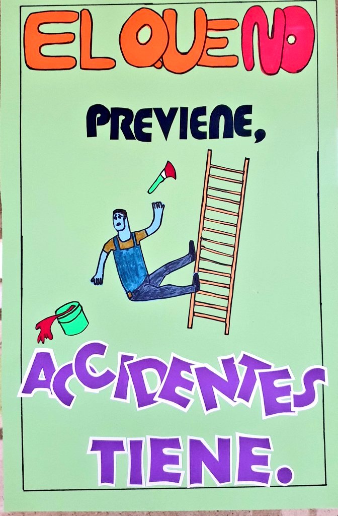 EldaHu's tweet photo. Concurso de Eslogan en Carteles de Prevención en el @CIFPRIOEBRO para celebrar #DiaMundialSST #28PRL_JCyL actividad AE_PUB_2021_227 #FSE_AulaEmpresaCyL #SumaRíoEbro #FPEducaCyl #FOL https://t.co/9VqizjwTto