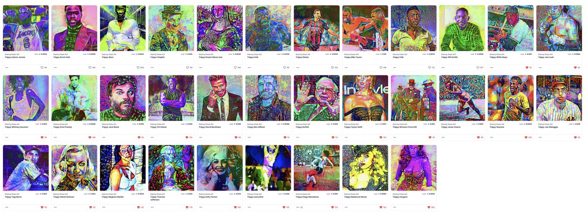 saj_shafique's tweet photo. My collection of @dannygkass I can’t get enough…😍 hopefully these are the next big thing in NFTs!

#nft #nfts #nftart #nftartist #nftdrop #nftworld #nftcollector #nftcollectors #nftcollection #nftcommunity #cryptoart #digitalart #art #crypto #blockchain #opensea #bitcoin https://t.co/CYbN5DfYLZ