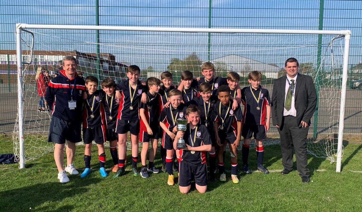 deyeshigh's tweet photo. Congratulations to our Year 7 football team who won the @MCSFA2 Sefton Schools Cup last week! Our team are outstanding ambassadors for our school and their attitude, effort and conduct has been outstanding. For more info, go to https://t.co/EeEMYbJ49F #GritMindset #Champions https://t.co/DCeMdbIqtx