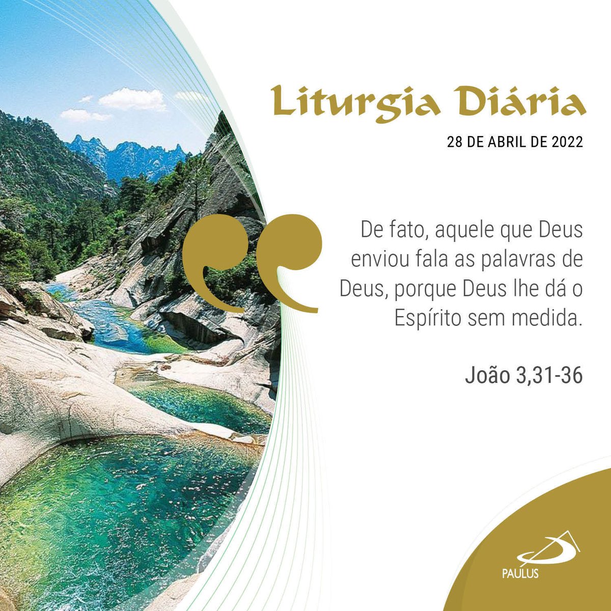 editorapaulus's tweet photo. PALAVRA DA SALVAÇÃO🤗❤🙏⠀⠀⠀⠀⠀⠀⠀⠀⠀⠀⠀⠀
#LiturgiaDiária #PalavradeDeus #Evangelho #PAULUSeditora https://t.co/yFxjekB94j