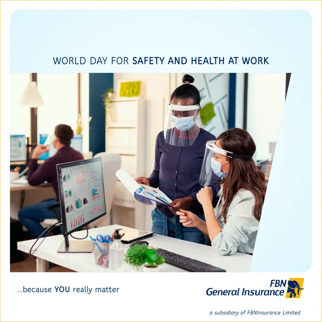 FBNGeneral's tweet photo. As workers, we are responsible to work safely and protect ourselves &amp; not endangering others, knowing our rights, and participating in the implementation of preventive measures. Let's act together to build a positive safety and healthy culture. #FBNGeneral #BecauseYouReallyMatter https://t.co/z6nRdaNEtO