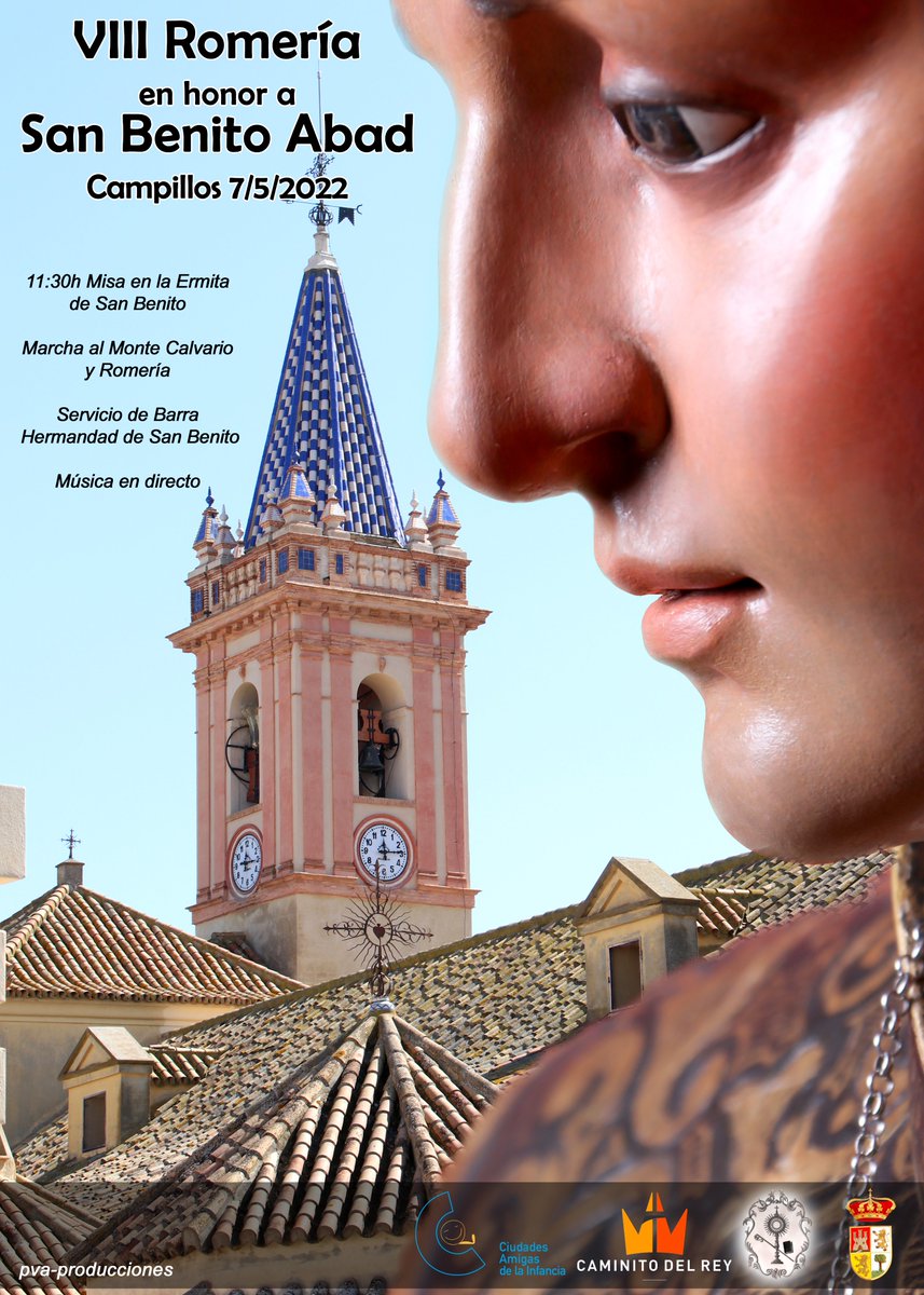AytoCampillos's tweet photo. La Concejalía de Fiestas del Ayuntamiento de Campillos ultima los preparativos para la celebración el próximo 7 de mayo de una nueva romería en honor a San Benito Abad, santo patrón de la localidad. Haz click en el enlace para leer más: 
https://t.co/pk9MFTbcmO https://t.co/MqUdGleKJ2