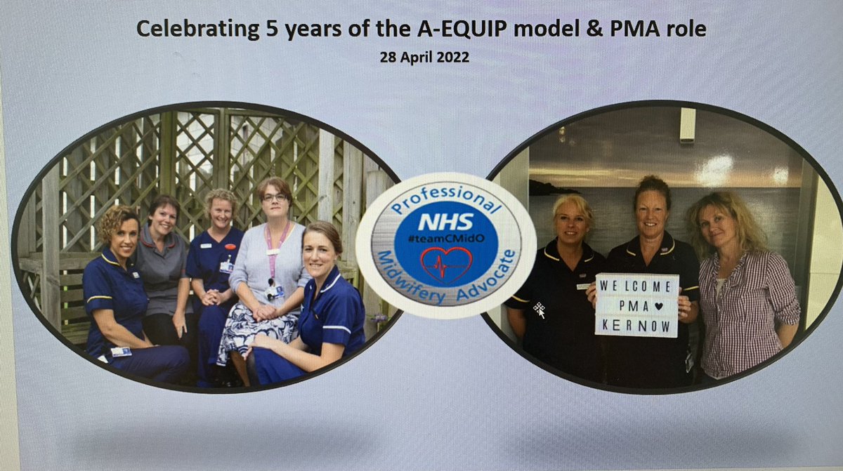 Celebrating 5 years of the A-EQUIP model and Professional Midwifery Advocate role. Such a privilege to be part of this team here @rchtmaternity and the wider national team of compassionate PMAs wrapping care around our workforce @TeamCMidO <a href="/kittycapito/">Clare Capito</a> <a href="/peninsularpmas/">Peninsular PMA's</a>