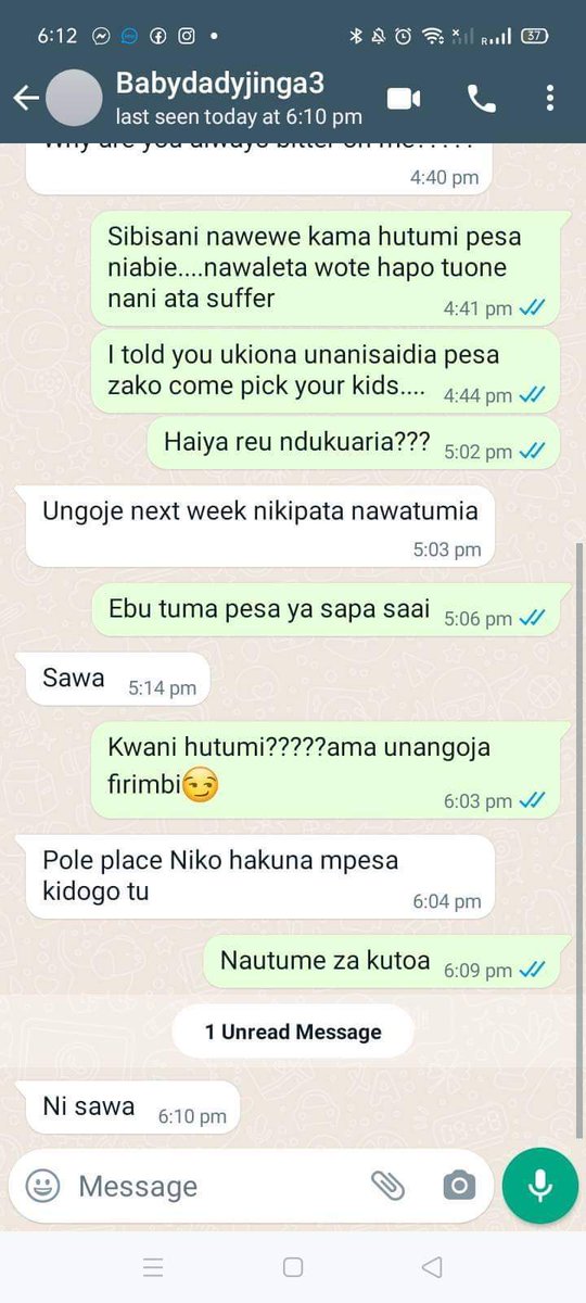 KizaKibabu's tweet photo. Hivi ndo baby daddies mnaongeleshwa, I don't want kids then. https://t.co/xtxv6PwyP5