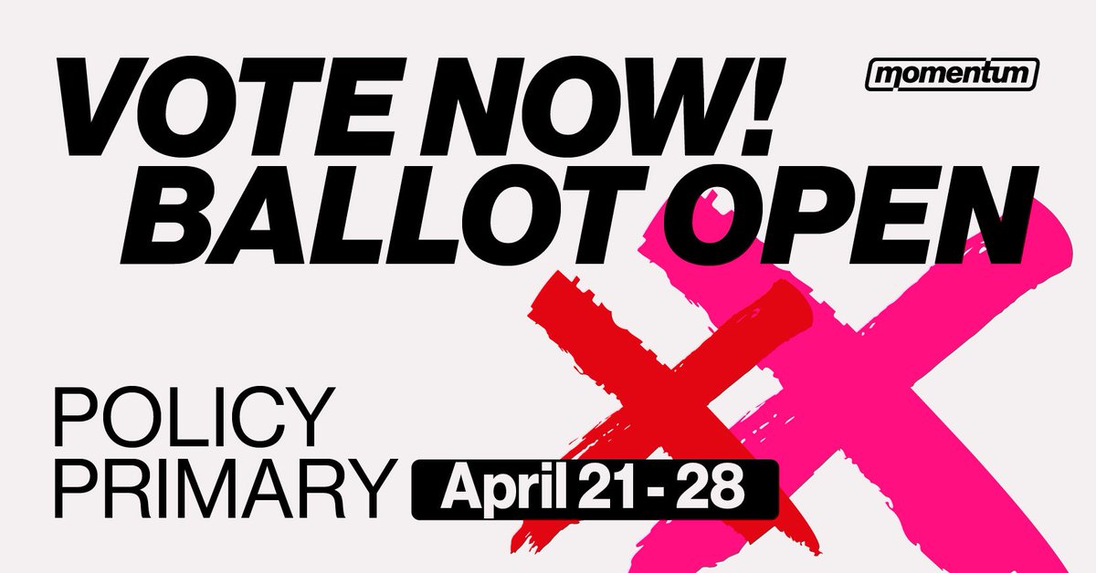 WorkerClimate's tweet photo. 🚨 Today's the last day to vote in the @PeoplesMomentum #PolicyPrimary! 🚨
Momentum members have got just a few hours left to support our motion calling for Public Ownership to build an economy that works for people and planet🌱🌍
Check your email and vote for us as your #1! 🗳 https://t.co/2cNVHrI7La