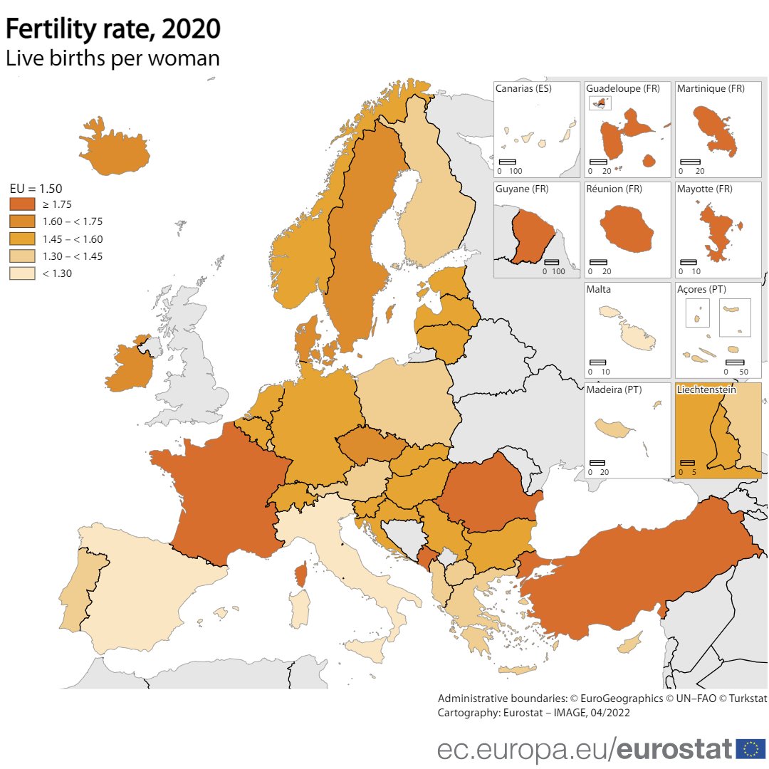 EU_Eurostat on Twitter "👶In 2020, the EU Member States with the