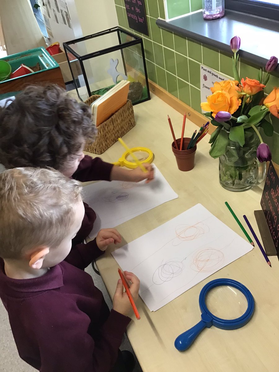 DartonNursery's tweet image. Some lovely observational drawing ✍️ @DartonPrimary #DPS_art