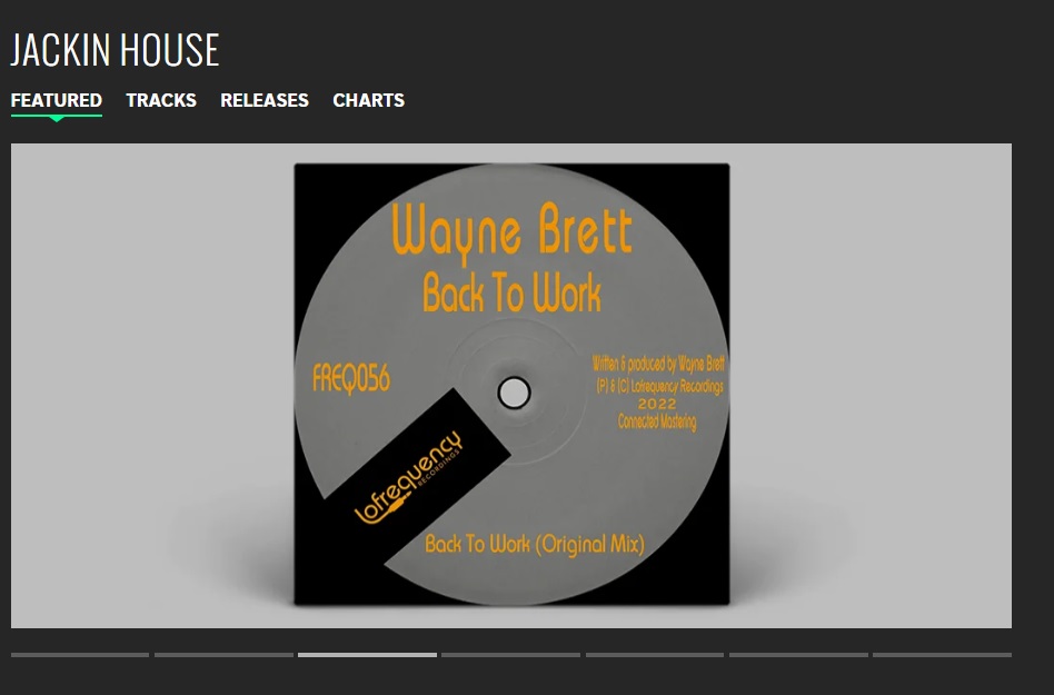 Many thanks to @beatport for featuring FREQ056 Wayne Brett - Back To Work (Lofrequency Recordings)
#newmusic #beatport #waynebrett #lofrequencyrecordings #support #jackinhouse
@labelworx @ConnectedAudio @lofrequency