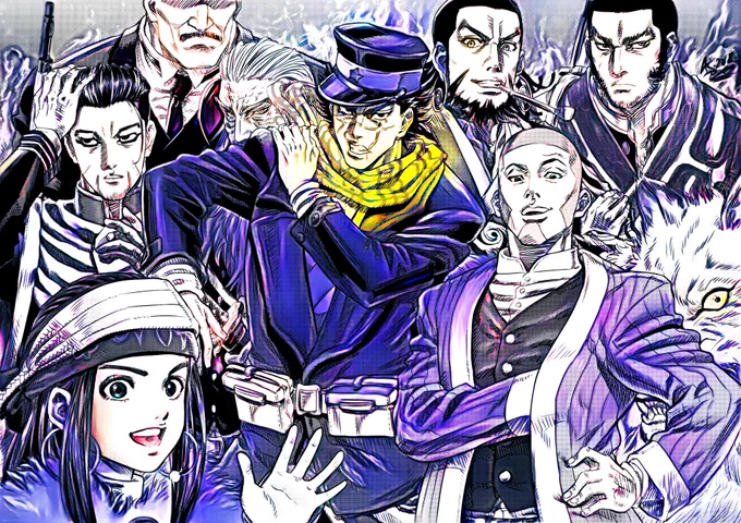 金カム・最終回記念‼︎(しつこくてすいません。)
ゴールデンカムイ連載完結おめでとう‼️初出しの鯉登少尉と白石‼︎
アニメに参加させて頂き、故郷が北海道なのでこの思い入れ、察して!笑
#ゴールデンカムイ最終回 #ゴールデンカムイ #金カム #野田サトル #杉元佐一 
#アシリパさん #白石 #鯉登少尉 