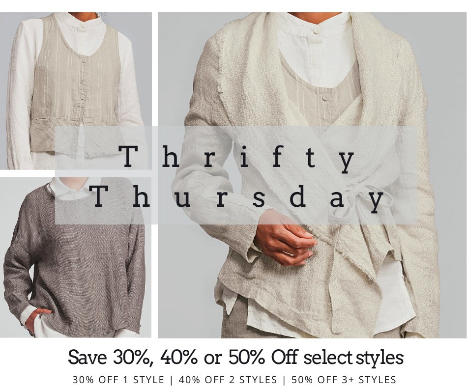 FgClothingtx's tweet photo. Thrifty Thursday
Buy More...Save More Sale!

Save 30%, 40% or 50% OFF on select items

Buy 1 Style - Save 30% OFF
Buy 2 Styles - Save 40% OFF
Buy 3 plus Styles - Save 50% OFF

*Save off the original price / No coupon code needed
updated price in cart

https://t.co/0hKZlG7vdr https://t.co/abKClnzaIW