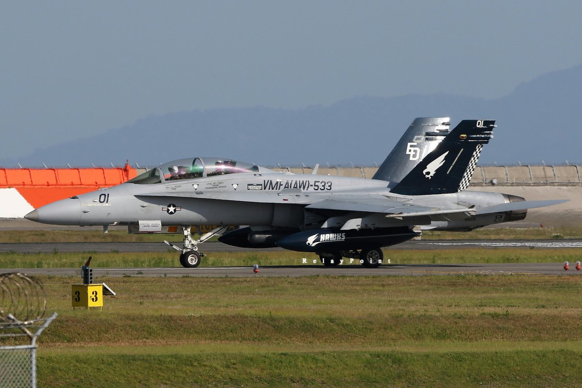 PointRelay's tweet image. 2022-4-28
VMFA(AW)-533 ED