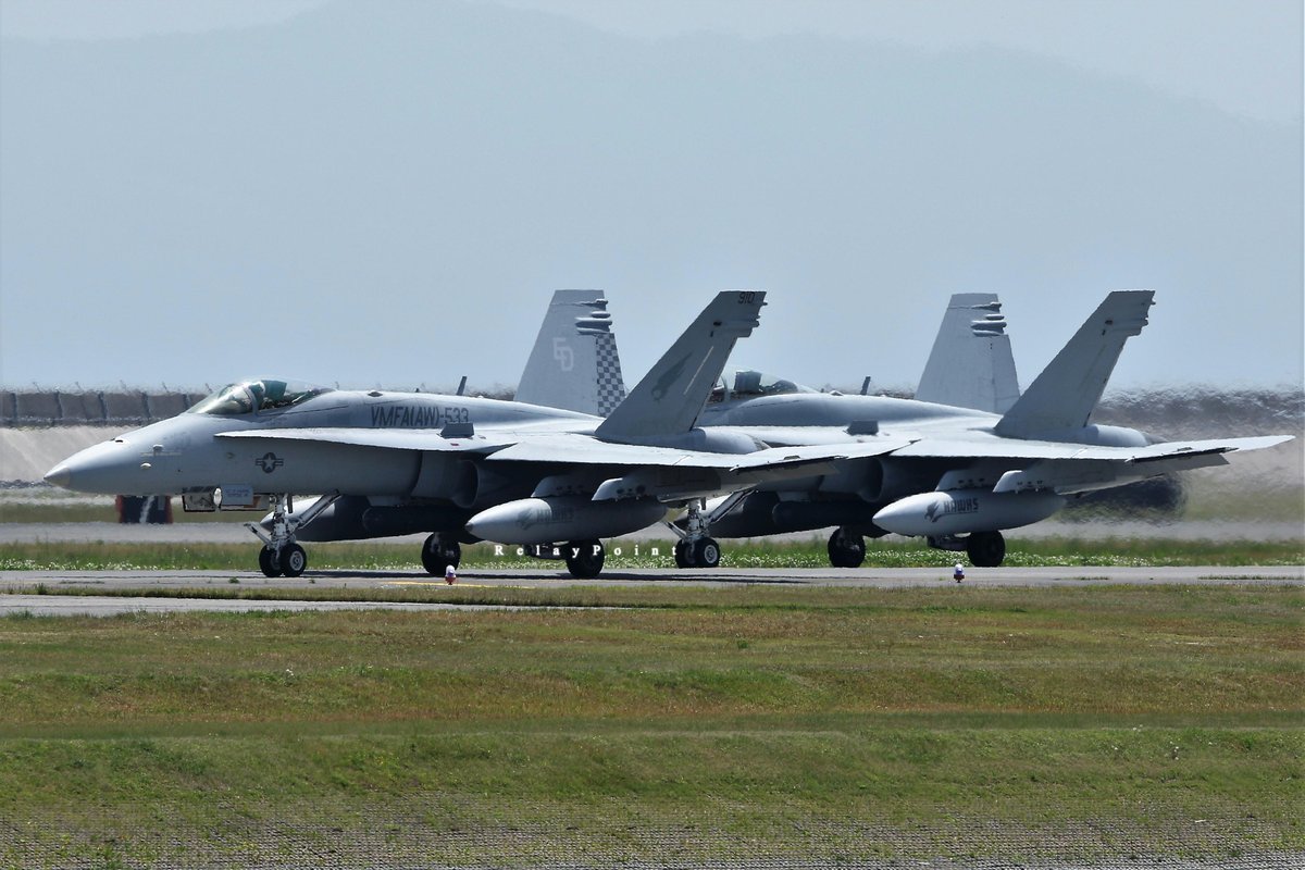 PointRelay's tweet image. 2022-4-28
VMFA(AW)-533 ED ②