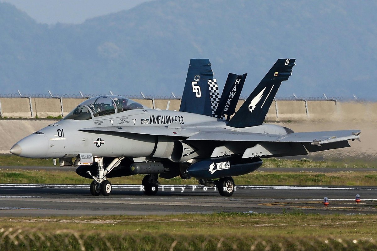 PointRelay's tweet image. 2022-4-28
VMFA(AW)-533 ED