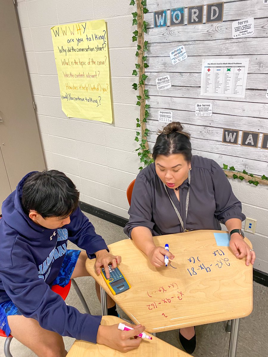 The best way to start my day? Learning with my colleagues! LMS Learning Walks never disappoint. It’s inspiring to see our Ts continuing to collaborate, facilitate, discuss &amp; reflect on methods, strategies, &amp; ideas to continuously refine the craft of teaching! #lmslions #MCSlearn