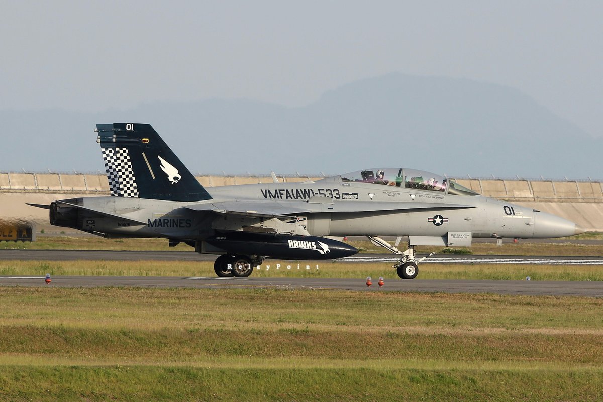 PointRelay's tweet image. 2022-4-28
VMFA(AW)-533 ED