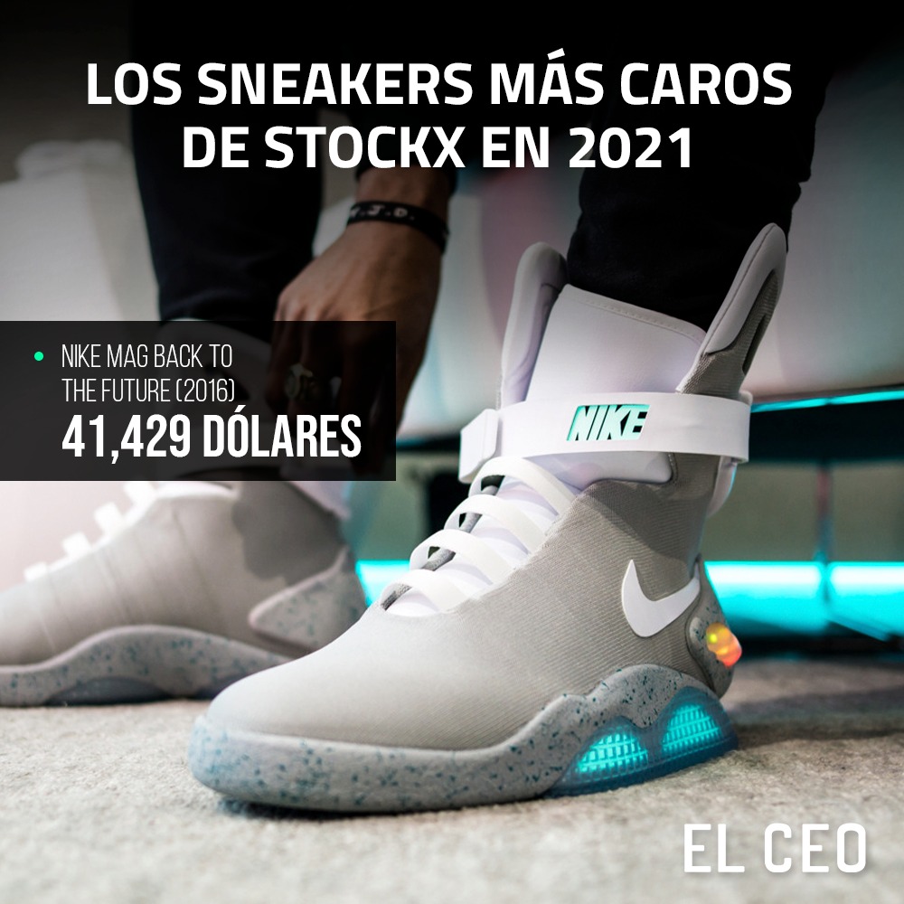 EL CEO on Twitter: "Los Nike Mag de “Back to the future” encabezaron la lista, con ventas limitadas tanto en su lanzamiento en 2011, como en En 2011, los pares vendidos