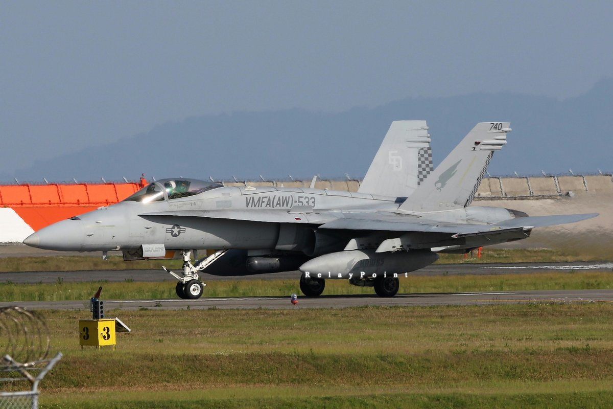 PointRelay's tweet image. 2022-4-28
VMFA(AW)-533 ED ②
