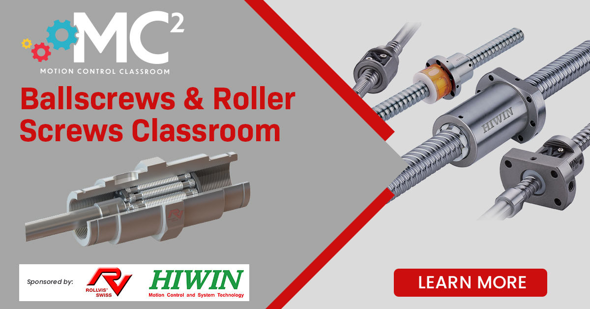 DesignWorld's tweet photo. In this Classroom, we determine the most suitable rotary-to-linear screw drive for a given machine axis depending on the loads it will move, travel speeds, duty cycles, cost constraints, &amp; the environment.

More > https://t.co/HGyQN9hTO2
Sponsors @HiwinCorp &amp; @Rollvis1 https://t.co/9tfrE22OL4