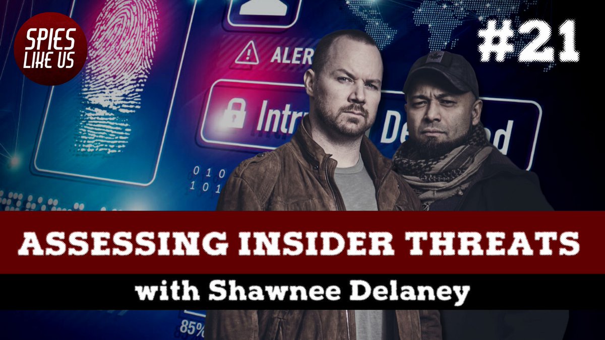 SpiesPod's tweet photo. NEW EPISODE! Insider Threat Expert Shawnee Delaney joins us to discuss cybersecurity, insider fraud, and how private individuals can protect themselves against emerging threats in a digital world.

#spies #fraud #podcast #cybersecurity #expert https://t.co/81VYSb9h0S