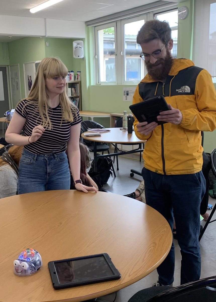 LETTA_Training's tweet photo. The 3-7 group had an interactively afternoon exploring robots and apps with @hiimpactMrN and making lots of cross-curricular links. Thank you Phil! @hiimpactconsult @LETTA_Trust #letta #ict #robots #teacherstudent #teachertwitter #edutwitter #teachers #ITT #hiimpact https://t.co/dJASLndJZU