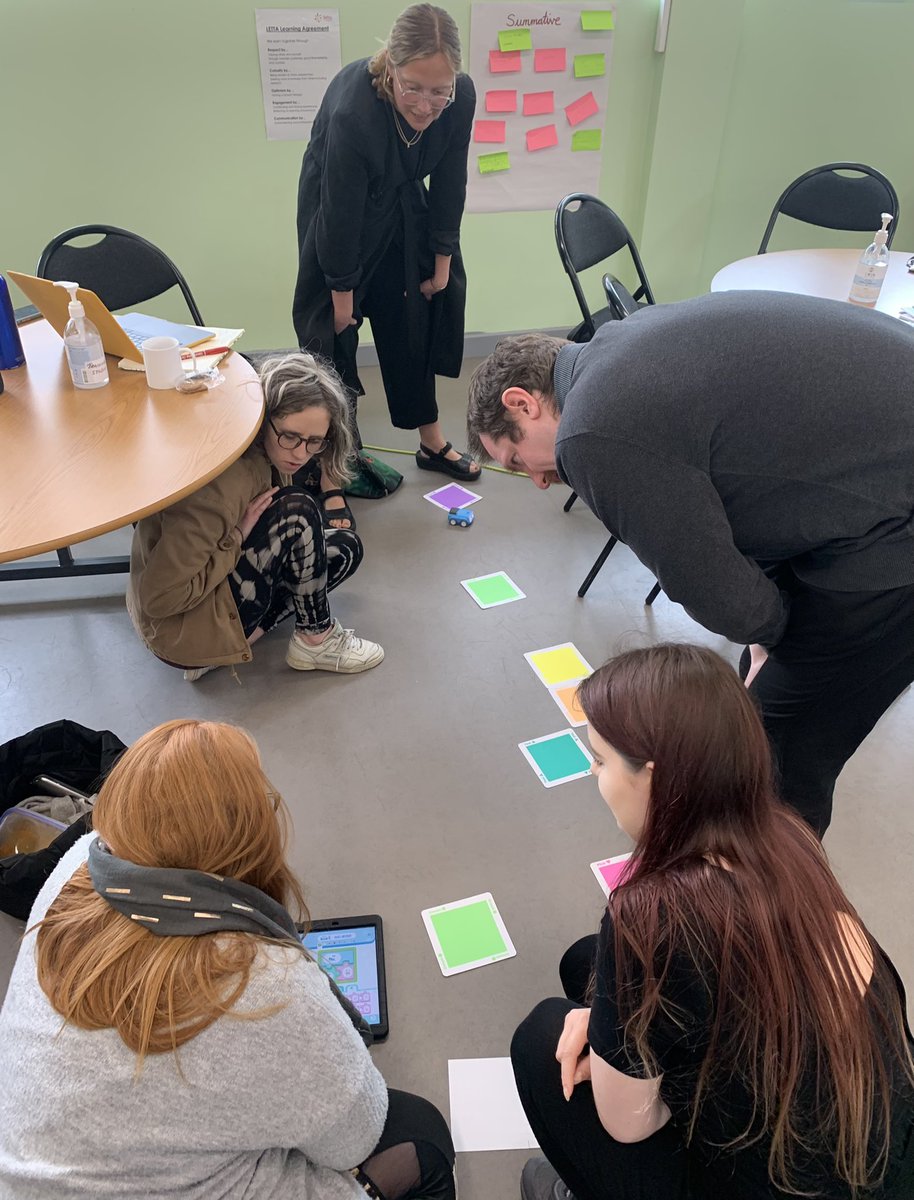LETTA_Training's tweet photo. The 3-7 group had an interactively afternoon exploring robots and apps with @hiimpactMrN and making lots of cross-curricular links. Thank you Phil! @hiimpactconsult @LETTA_Trust #letta #ict #robots #teacherstudent #teachertwitter #edutwitter #teachers #ITT #hiimpact https://t.co/dJASLndJZU