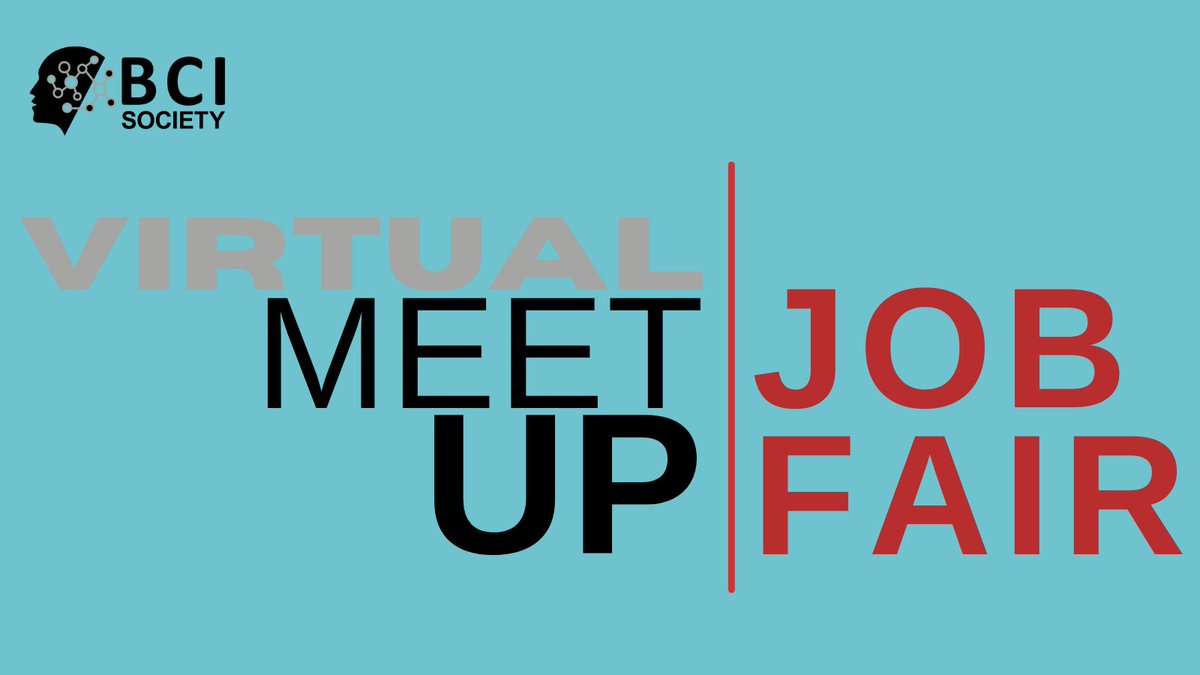 #BCI labs and educational institutions: are you looking to recruit a post doc?  a research assistant?  Sign up to participate in the Virtual Meet UP Job Fair.  It’s free! 
bcisociety.org/virtual-meet-u…
