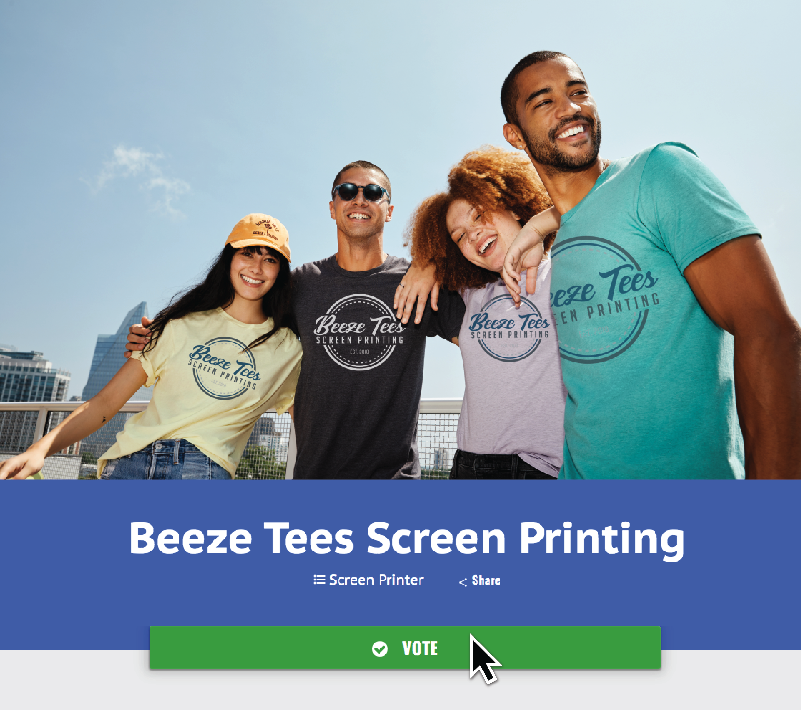 Just a quick reminder - voting is still open for the Sentinel Reader's Choice, and if we've made a positive impact or just a positive product, give us a vote as the Best Screen Printers in the world (region)!

loom.ly/ip52sDk