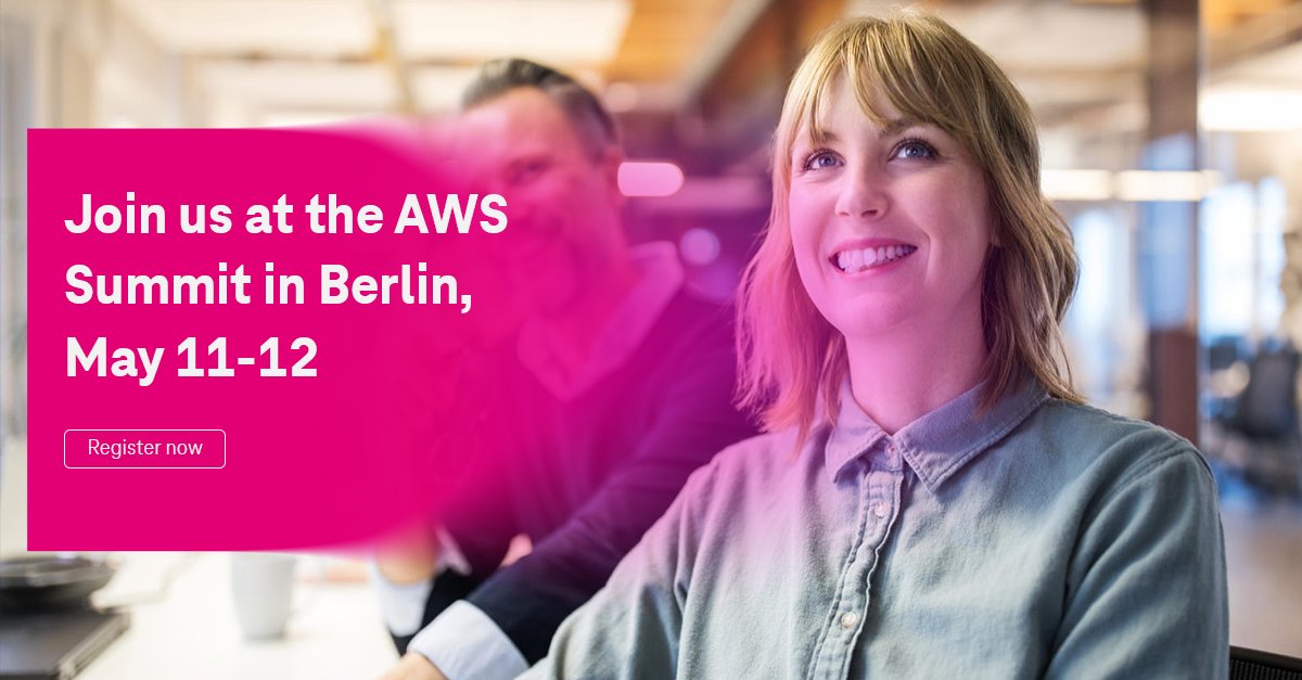 tsystemscom's tweet image. How will the modern cloud solve business challenges? Get all your queries answered in person. Meet our experts at our booth at the AWS Summit Berlin on May 11 and 12. Save your spot. bit.ly/3O1ApnC #AWS #AWSEvent #AWSSummit2022 #tsystems