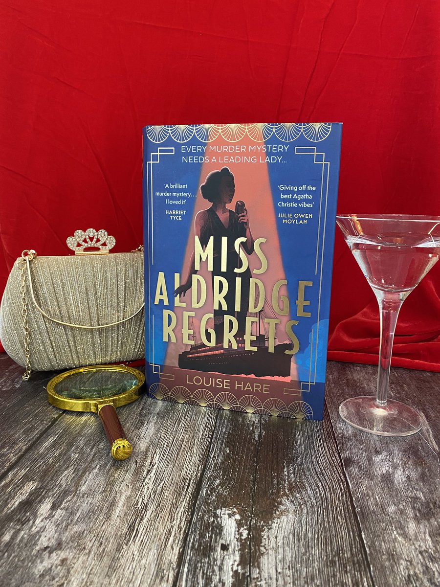 Happy publication day to @LouRHare for her brilliant new novel #MissAldridgeRegrets! Full of mystery, suspense and intrigue, you can easily lose yourself in this book. I certainly did @HQstories