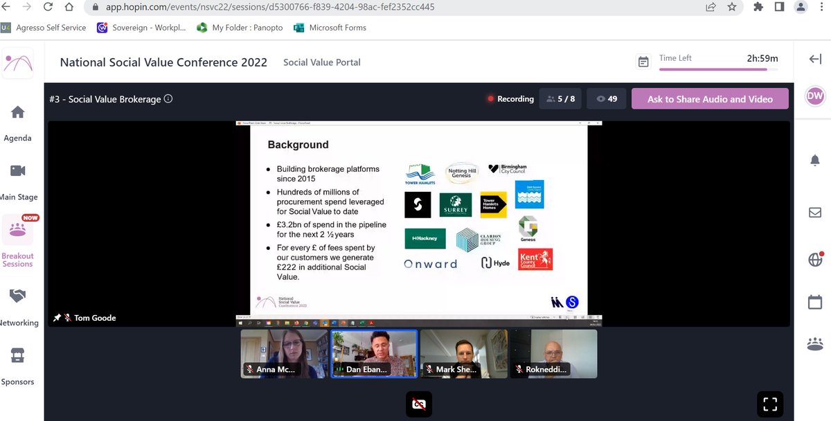 Really great to be at the #NSVC22 listening to 
<a href="/SocialValueEx/">Social Value Exchange</a>
When we ask suppliers collaborate with buyers to provide things that the community actually want and need, we can maximise impact :-) @sovereignha 
<a href="/socialvalueport/">Social Value Portal</a>