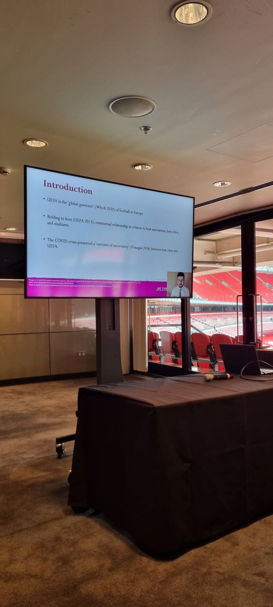 EuroCovid's tweet photo. Our roundtable event continues with @jordanmaclean_ (virtually) presenting the findings from @EuroCovid  stakeholder interviews https://t.co/1JXF6yU7TD