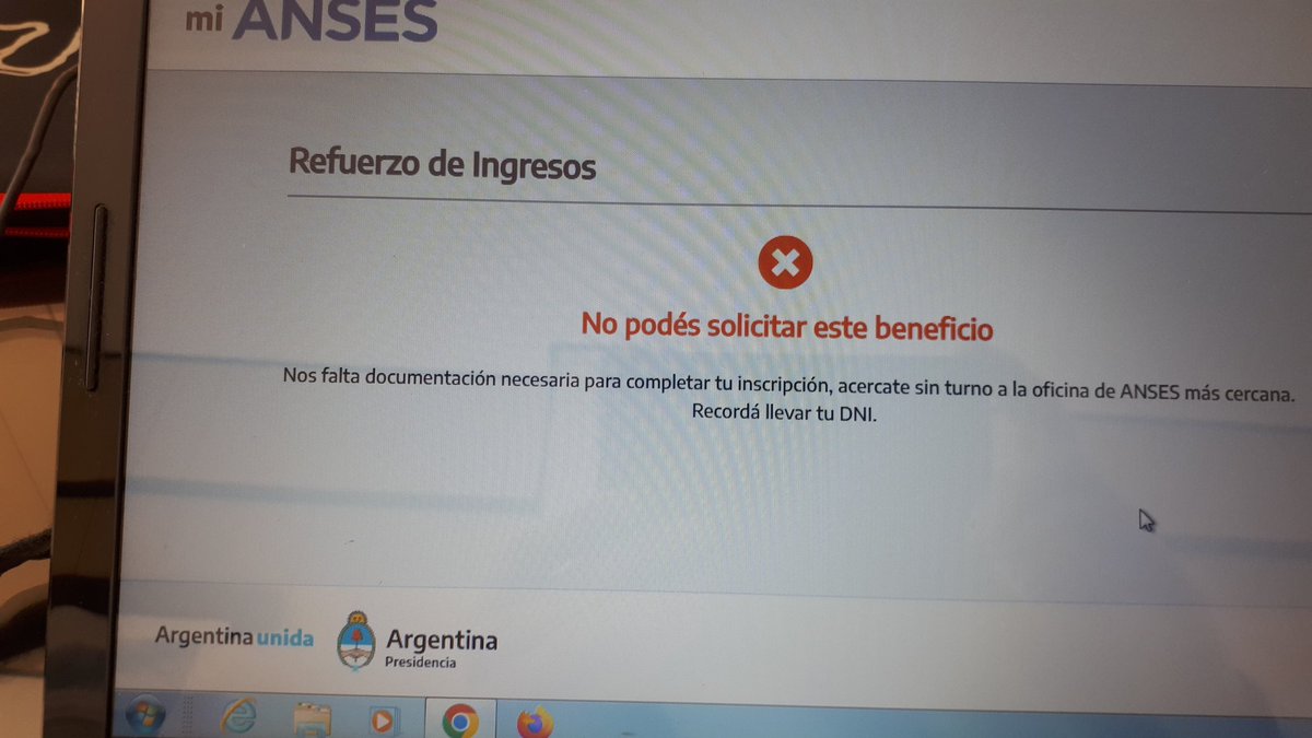 pititopo0105's tweet photo. @ansesgob Q den hacer, cual es el motivo. Ya estamos en la 2da etapa https://t.co/kNzjsoVc2N