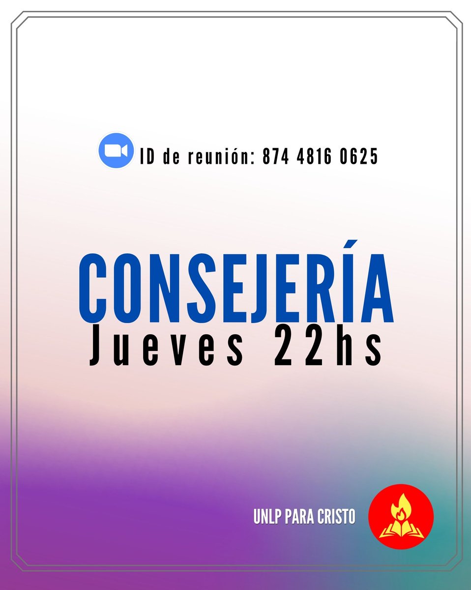 UnLPpCristo's tweet photo. 🤗 En Consejería hablamos temas sobre como conducirnos en la vida, en las relaciones interpersonales y formar hábitos buenos. #FelizJueves  #BuenJueves #UNLP te bendecimos. https://t.co/uFuXL8JTc2