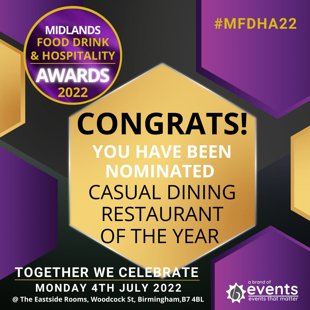 Well done <a href="/dickssmokehouse/">Dick's Smokehouse</a> you have been nominated 'Casual Dining Restaurant of the Year' at this year's <a href="/mfdhawards/">MFDH Awards</a>
 taking place @eastsiderooms on  Mon 4 July 2022

#TogetherWeCelebrate #MFDHA22