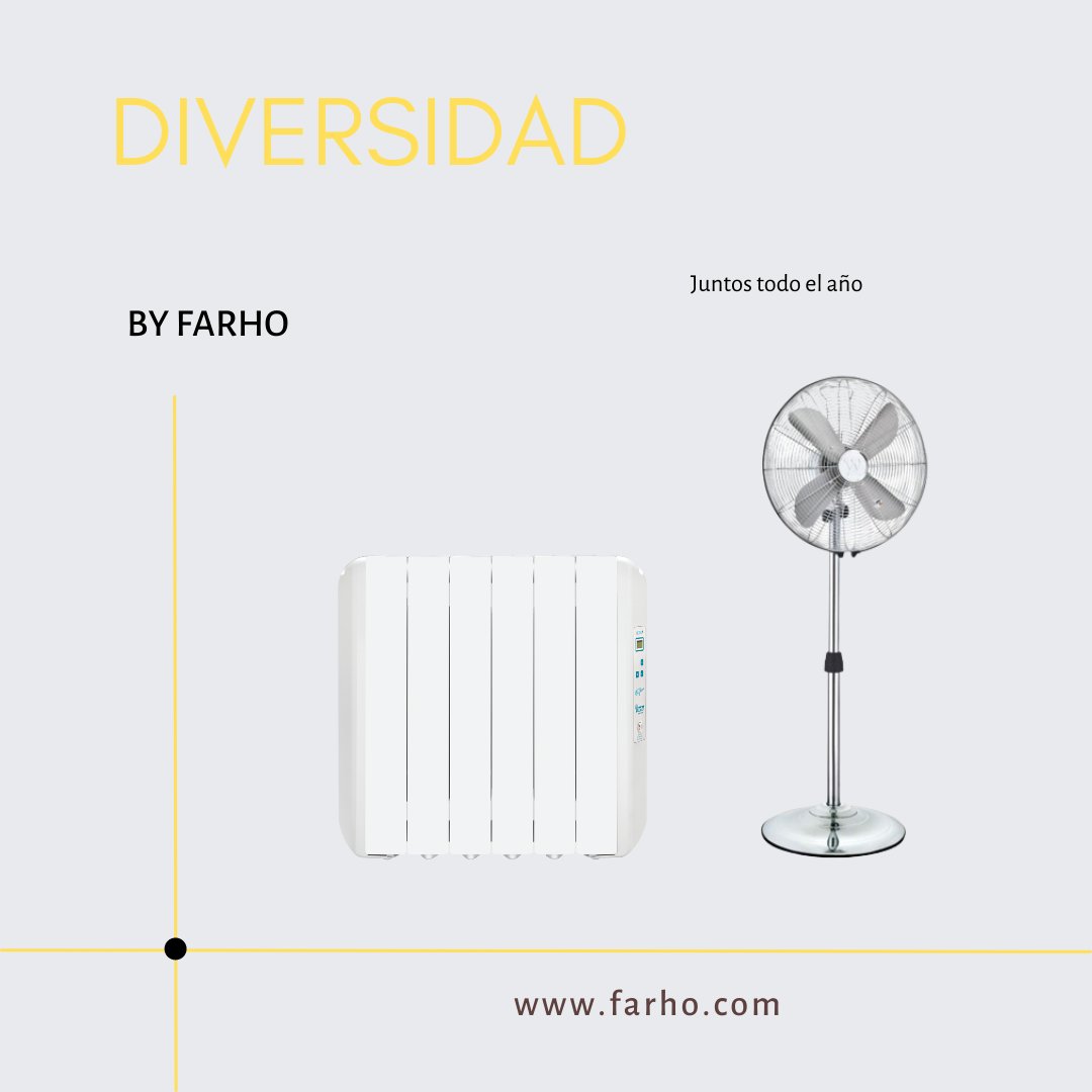FARHO_'s tweet photo. Juntos todo el año: se termina la temporada de invierno, pero eso no significa que nos vamos. Farho sigue aquí ofreciéndote calefacción y opciones de verano con los ventiladores #Westinghouse. Estate atento, ¡LANZAMOS MUY PRONTO!
#instalacion #farho #confort #hogar #radiador https://t.co/7sfN7owcGN