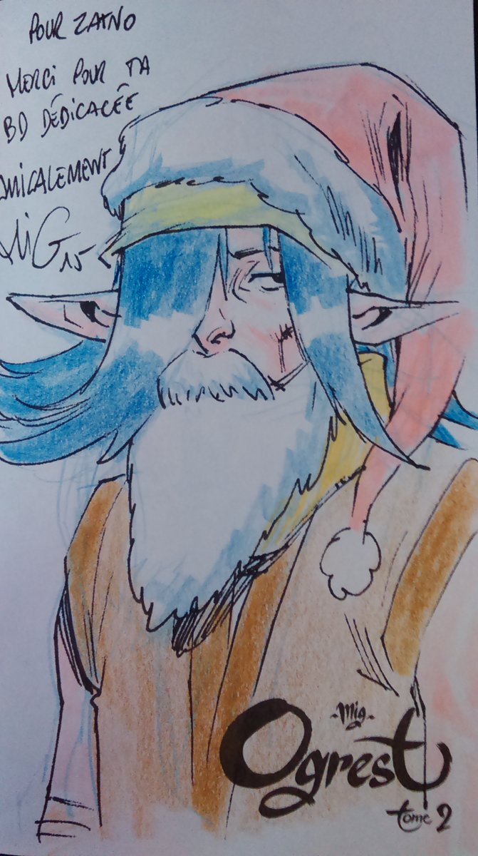 Mig_Migouze's tweet photo. J'ai l'impression que ça vous a plu, ces p'tits croquis. Alors, je fouille mes archives pour d'autres dessins exclusifs. En dédicace, j'adapte mes dessins selon les périodes de l'année. 3 dessins d'Otomaï, 3 ambiances ^^ https://t.co/GvSahsy53Z